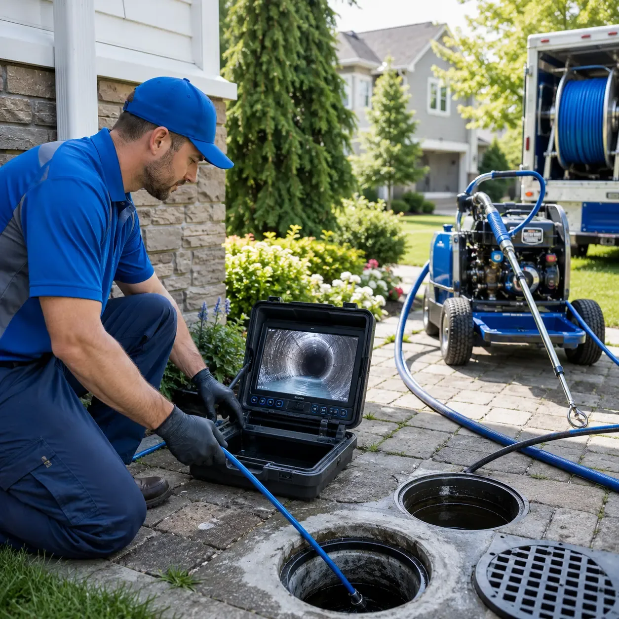 Outdoor drain cleaning professionals serving Williamsburg, MI